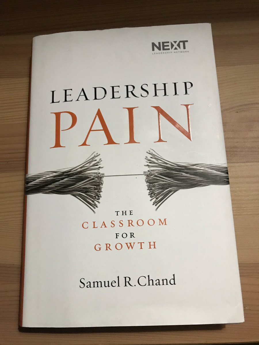 Jdbrown525's tweet image. Just finished this book. WOW!! Highly recommend to anyone in a leadership role of any kind! @samchand does an amazing job helping you understand the importance of leaning into your pain not run from it.