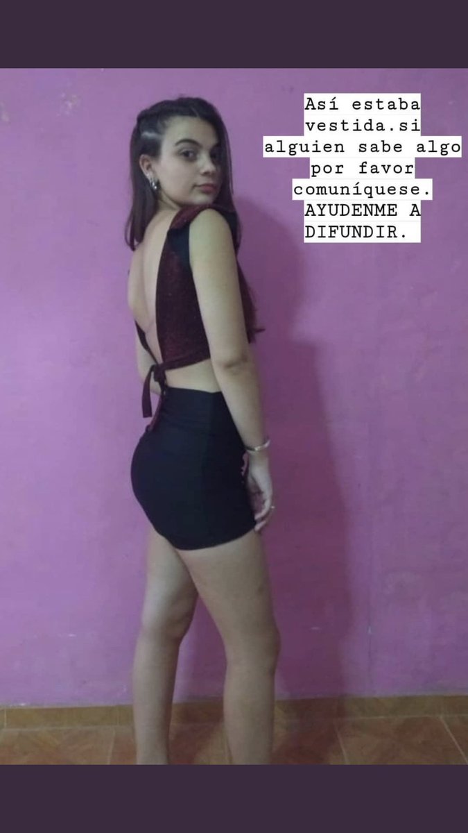 rodenasale's tweet photo. POR FAVOR DIFUNDIR. Agustina Imvinkelried es una adolescente de 17 años de la ciudad de Esperanza que se encuentra desaparecida desde las 6 de la mañana del domingo. Para cualquier dato o información comunicarse con Pamela, su hermana, al +5493496417116. https://t.co/yvp3Ltsczd