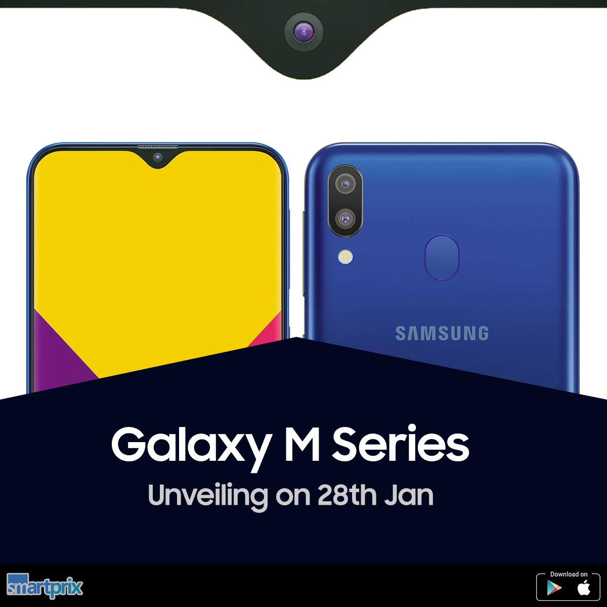 Samsung’s New Mid-range Smartphone Series 'Galaxy M' Will Launch in India First  #IMPOWERD
Can you guess the Price? #GalaxyM