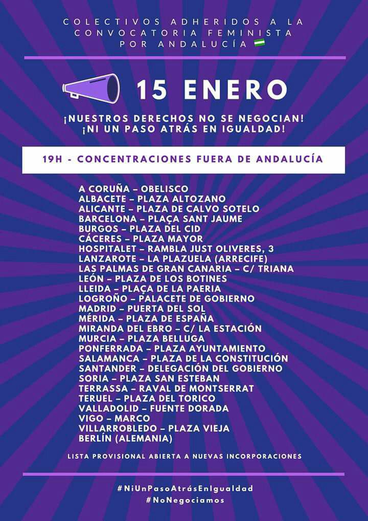 DRY_Jerez's tweet photo. Mañana de nuevo una marea feminista empoderada y decida va a gritar que los derechos de las mujeres #NoSeNegocian #NiUnPasoAtrasEnIgualdad En #Jerez 19h Plaza Arenal. https://t.co/VPnC8bOzTf