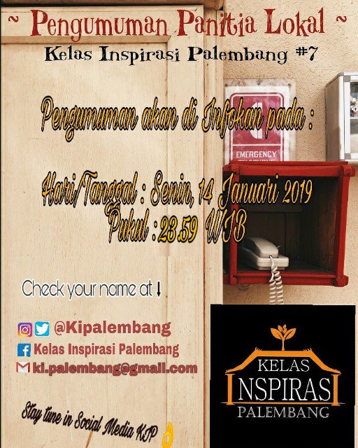 Kelas Inspirasi PLG (@kipalembang) on Twitter photo 