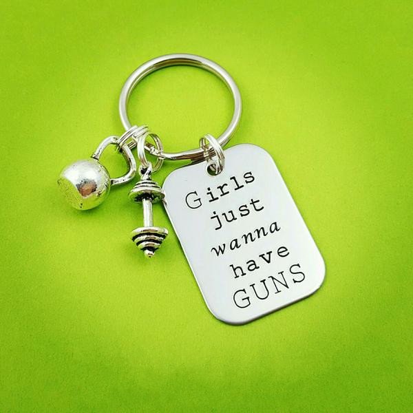 MyMetalMojo's tweet photo. When I was deadlifting tonight, a Cyndi Lauper song played at the gym. 🏋️‍♀️ I like to tweak her lyrics to represent my fellow iron maidens!
This keychains should remind u of ur strength &amp; workout goals.

#GirlsJustWannaHaveGuns #MyMetalMojo #LiftHeavy #Muscles #GymMotivation https://t.co/ZFWsW4iS0n