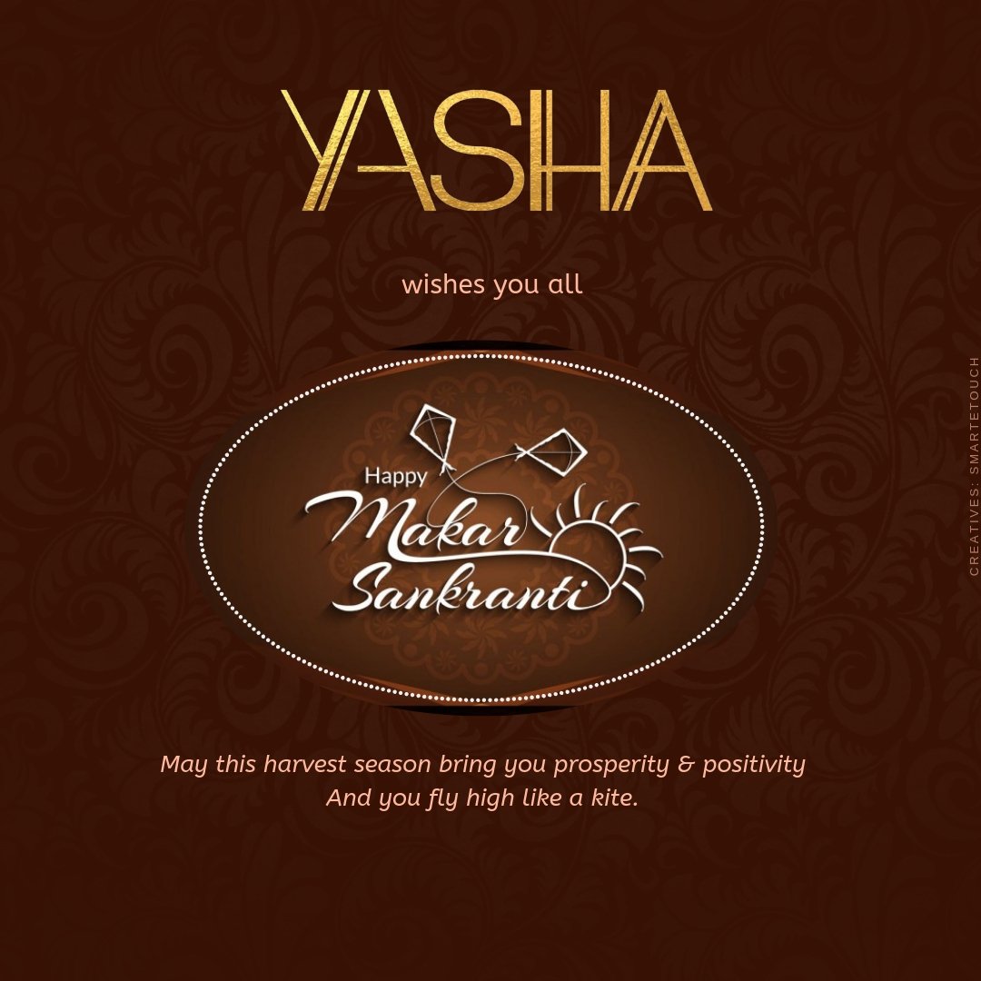 yashacouture's tweet photo. Yasha wishing you all a very Happy Makar Sankranti. May this harvest season bring you prosperity &amp; positivity and you fly high like a kite. 
#Yasha #Varanasi #HappyMakarSankranti #MakarSankranti2019 https://t.co/p1Yi6sdw6p