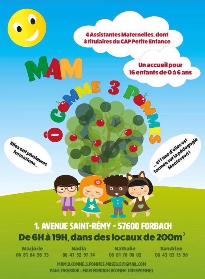 MamComme's tweet photo. L’ouverture de notre MAM est devenu officiel, sur Forbach
Une MAM est une Maison d’Assistantes Maternelles et un regroupement de 4 professionnelles, qui exercent en dehors de leur domicile, dans un local loué de 218m2 pour l’accueil de 16 enfants de - de 6ans. https://t.co/517rbpxDH7