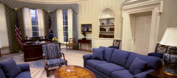 Finally! Access to the (last season) Homeland Oval Office set. Can&rsquo;t wait to film our upcoming series