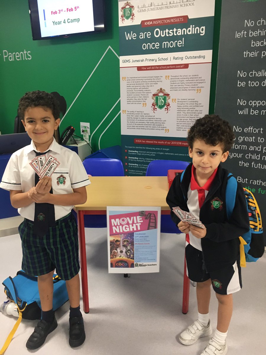Hey did you buy your tickets 🎫 for the Movie Night 🎥 🍿Like Youssef salem and Yassin Salem?Tickets are selling fast!
#jps_2B#jps_2E##JPSyear2 #JPScommunity #parentsassoc#