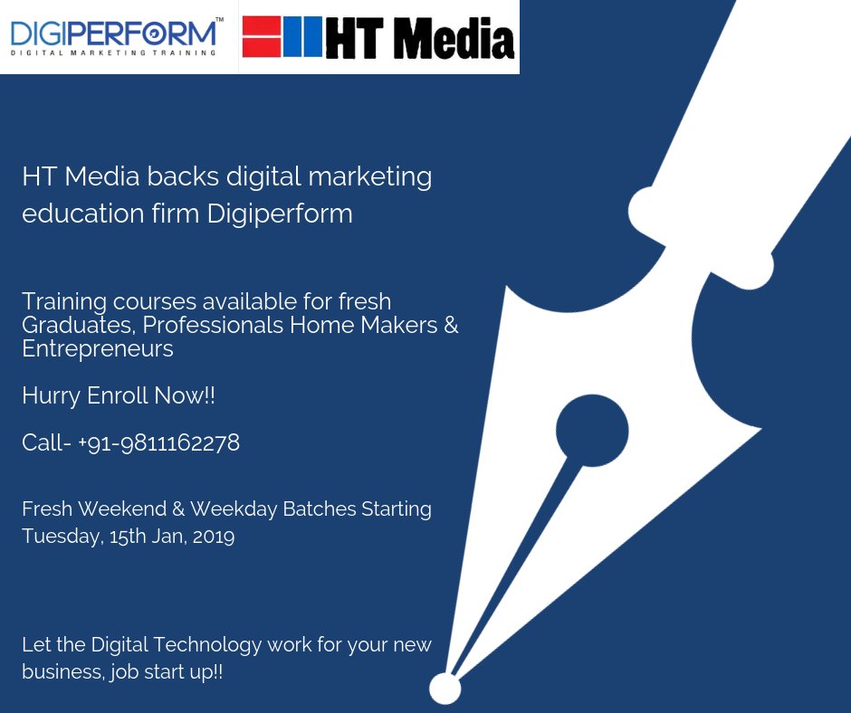 DigiIndirapuram's tweet photo. HT Media Backs Digiperform- Asia's Most Trusted Br..For more info visit...https://t.co/1II9jenQxD https://t.co/uD9dHN1tXb