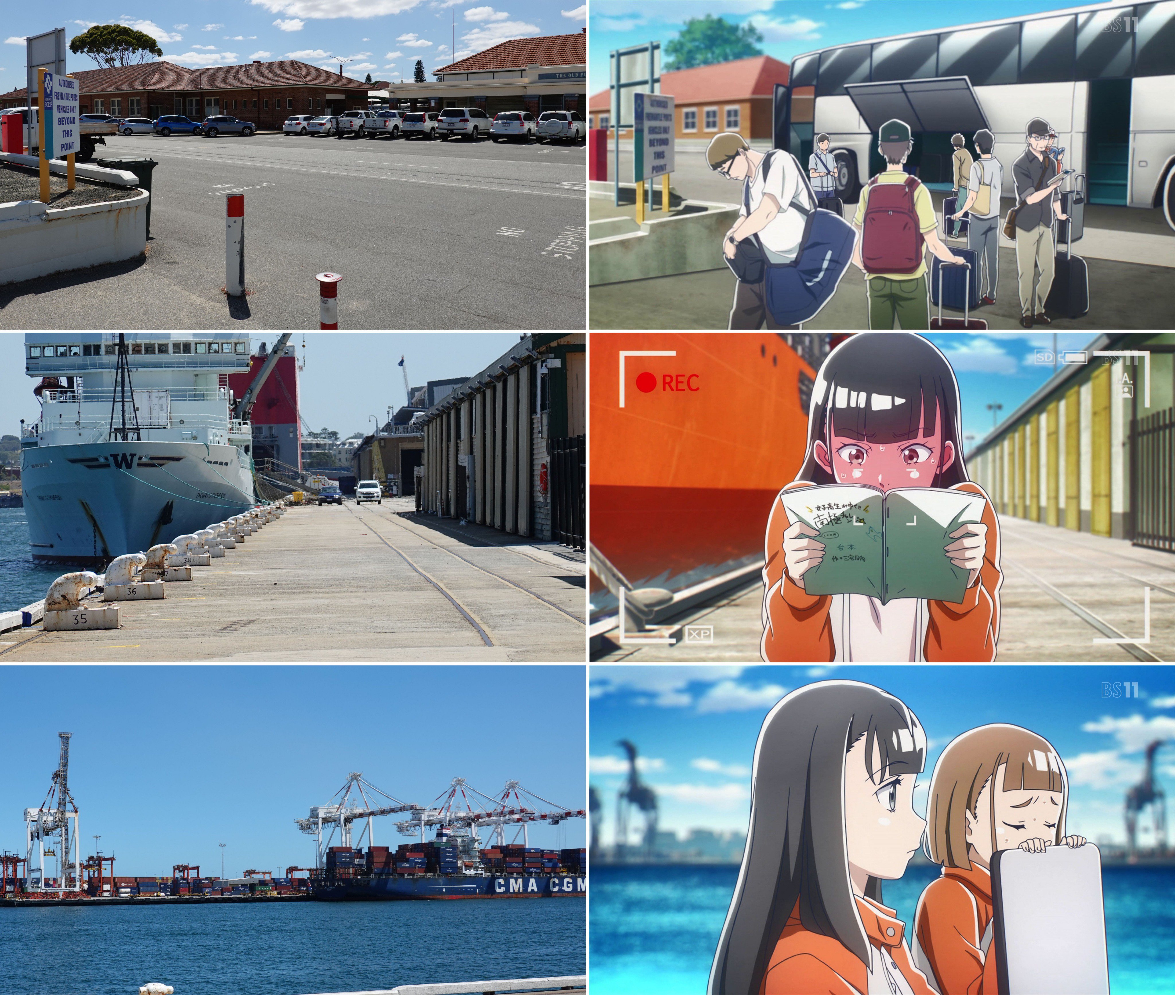 うにまる 宇宙よりも遠い場所 7話 聖地巡礼 舞台探訪 フリーマントルに行ってきました よりもい Yorimoi T Co Xl5xhdvaqr Twitter