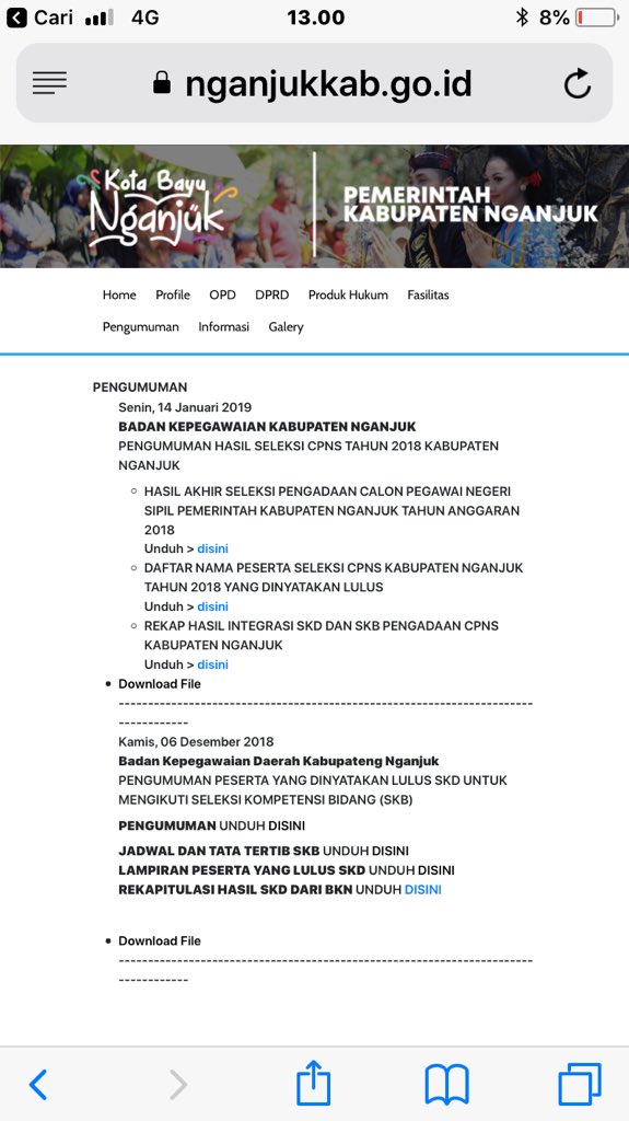 kwindardia's tweet photo. Alhamdulillah Ya Allah akhirnya yang kami nanti2 akhirnya keluar juga. Berhusnudzon itu indah. Selamat para pejuang CPNS nganjuk. Kita bertemu di hari kamis untuk pengarahan pemberkasan ya😍 https://t.co/IqYkTQqklp