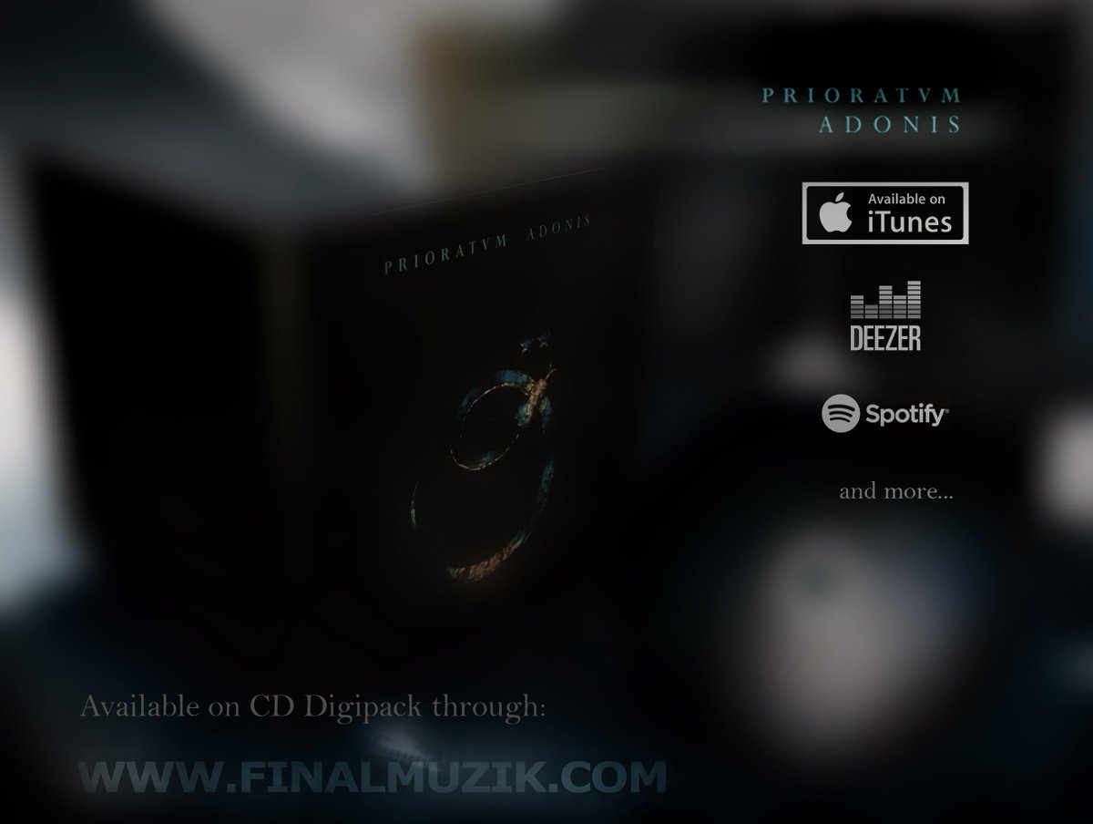 Prioratvm's tweet photo. Ready to Stream? #Adonis #Prioratvm #Spotify #Deezer #iTunes #Amazon https://t.co/nvyW7j8NEs