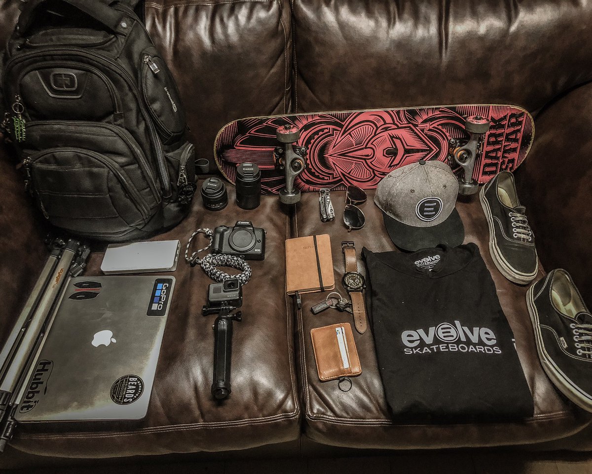 imkev538's tweet photo. I always wanted to do and #EDC post and just show some of the things I use to make this content creation possible and #LiveForTheStory @CanonRSA #DisruptiveIntent #CanonM50 https://t.co/QktIBNCiVe