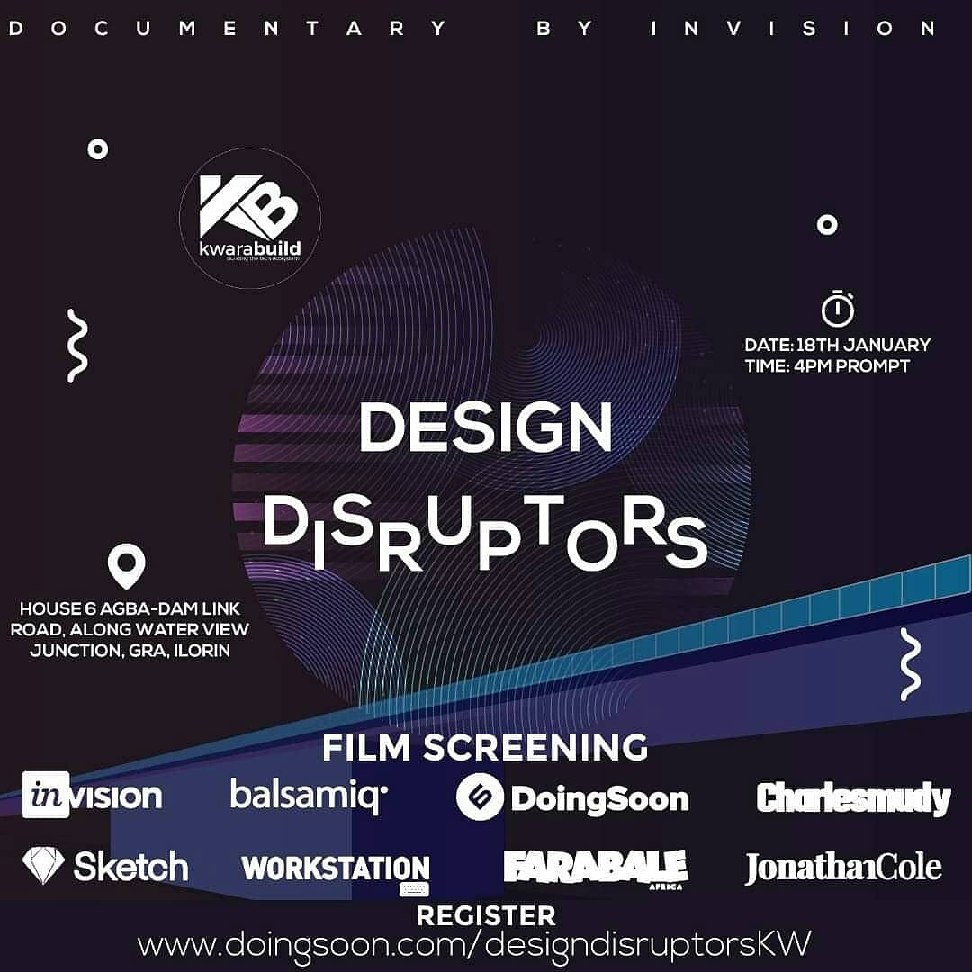kwarabuild's tweet image. Meet Our Guest speakers for Design Disruptors film screening event by @invision. A unique event unlike the regular meetups, you can&apos;t afford to miss this.

Register to attend for free doingsoon.com/designdisrupto…

#designDisruptors
#DoingSoon
#kwarabuild