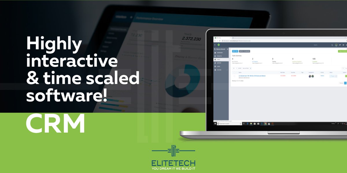 EliteTechPK's tweet photo. Get interactive and time scaled CRM software, and organize your company.
Follow us on https://t.co/Y8wJwBS1dD
#EliteTech #Team #DigitalMarketing #CRM #Interactive #Software #CustomerRelationManagement #YouDreamIt #WeBuildIt #EliteTechPakistan #Brands #Strategies #Marketing https://t.co/6NZBprtaYg