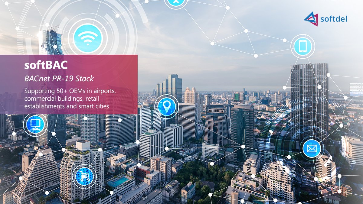SoftdelSystems's tweet photo. softBAC (Softdel’s BACnet Stack)- Industry latest (PR-19), Intelligent, and Customizable stack to bring seamless communication within Smart Building network. Know more- https://t.co/NtPghG8M2a
#SmartBuilding #BuildingAutomation #BACnet #softBAC #BACnetStack https://t.co/ZrbKrY49EX