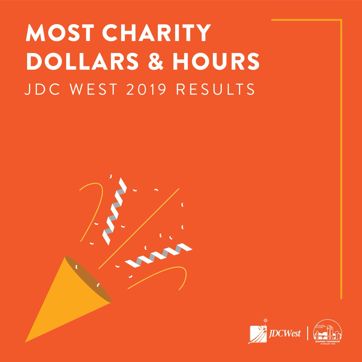 JDC West (@jdcwest) on Twitter photo Congratulations to <a href="/HillJDCWest/">Hill JDC West</a> from @HillSchoolofBus, who contributed the most charity hours this year, and <a href="/UNBCJDCW/">UNBC JDC WEST</a> from <a href="/UNBC/">University of Northern British Columbia (UNBC)</a>, who contributed the most charity dollars this year! #JDCWest #experienceJDCW #taketheleap #ShapingTomorrow #JDCWest2019 #JDCWestGala Congratulations to <a href="/HillJDCWest/">Hill JDC West</a> from @HillSchoolofBus, who contributed the most charity hours this year, and <a href="/UNBCJDCW/">UNBC JDC WEST</a> from <a href="/UNBC/">University of Northern British Columbia (UNBC)</a>, who contributed the most charity dollars this year! #JDCWest #experienceJDCW #taketheleap #ShapingTomorrow #JDCWest2019 #JDCWestGala