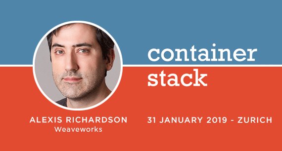 container_stack's tweet image. Alexis Richardson from @weaveworks will talk at #containerstack presenting – #Kubernetes: the fast and furious?. Tickets are runnig out, hurry up! bitn.am/2QXKWlY @monadic