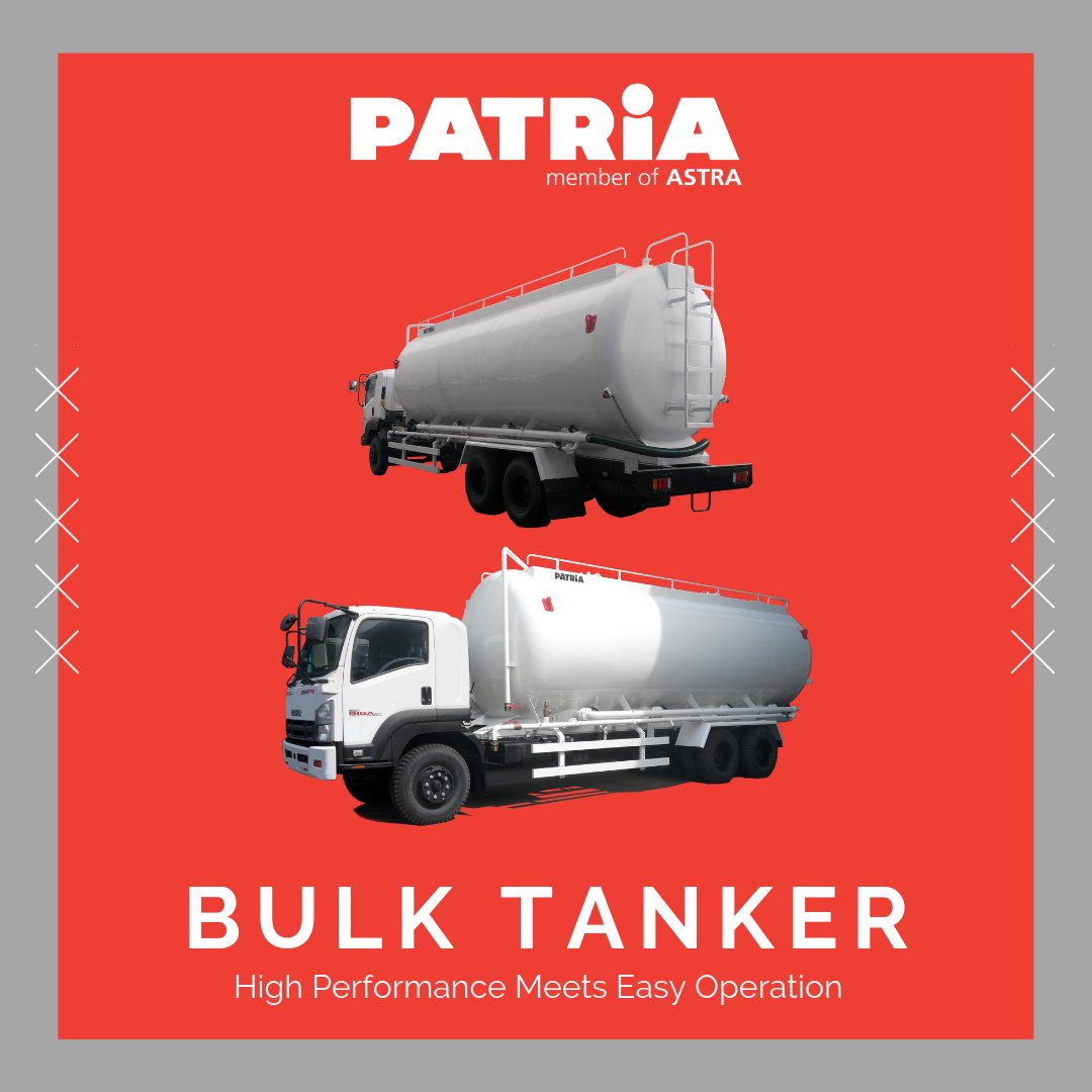 Learning from our experiences in Mining & Hauling Equipment we always provide high performance and safety through our product, Patria Bulk Tanker. It can be provided in various size and brand of truck, depends on customer’s requirement #patria #bulktanker