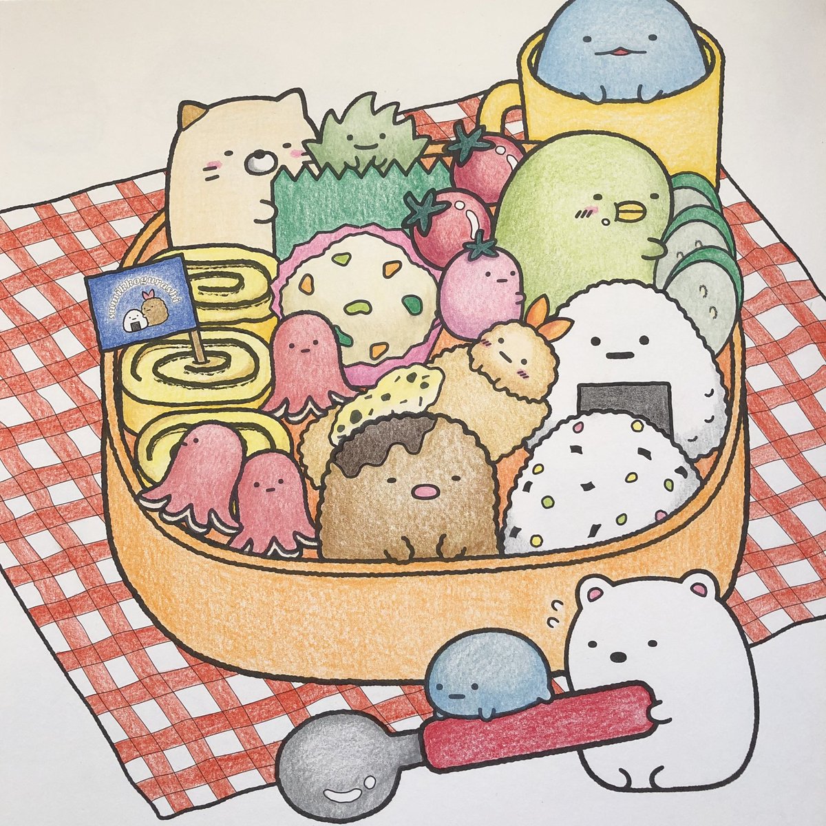 すみっコぐらし塗り絵レッスンブック