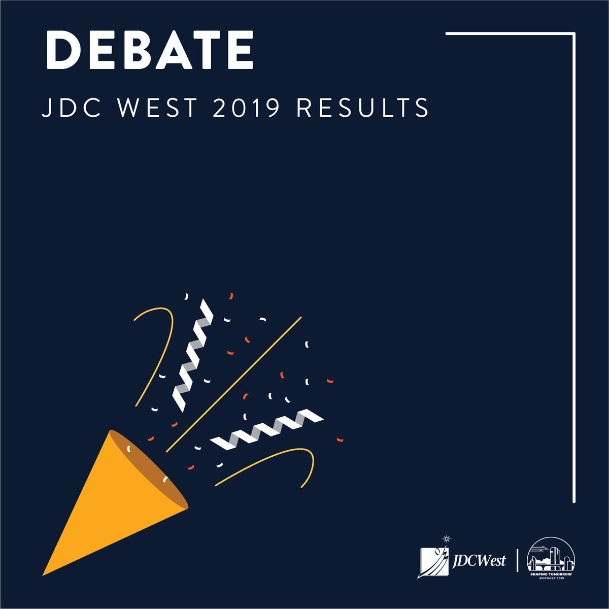 Debate: 1st place <a href="/SFUJDCWest/">SFU JDC West 2019</a> from <a href="/SFUBeedie/">SFU Beedie School</a>, 2nd place <a href="/GustavsonUVic/">UVic Gustavson School of Business</a>, 3rd place @haskayneschool. Congratulations! #JDCWest #experienceJDCW #taketheleap #ShapingTomorrow #JDCWest2019 #JDCWestGala