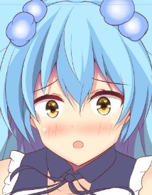 ネモフィラちゃん描き描き 