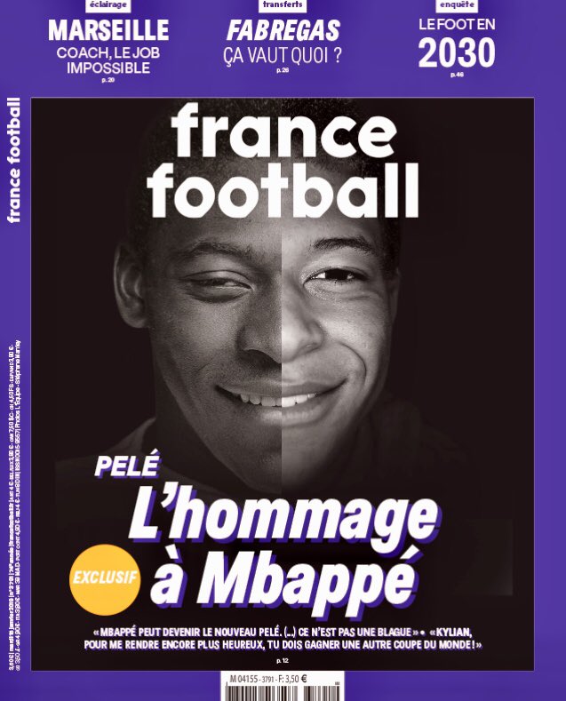 Gratuit Images Pascal Ferre On Twitter Dans Francefootball Ce Mardi Pele dernière salutations