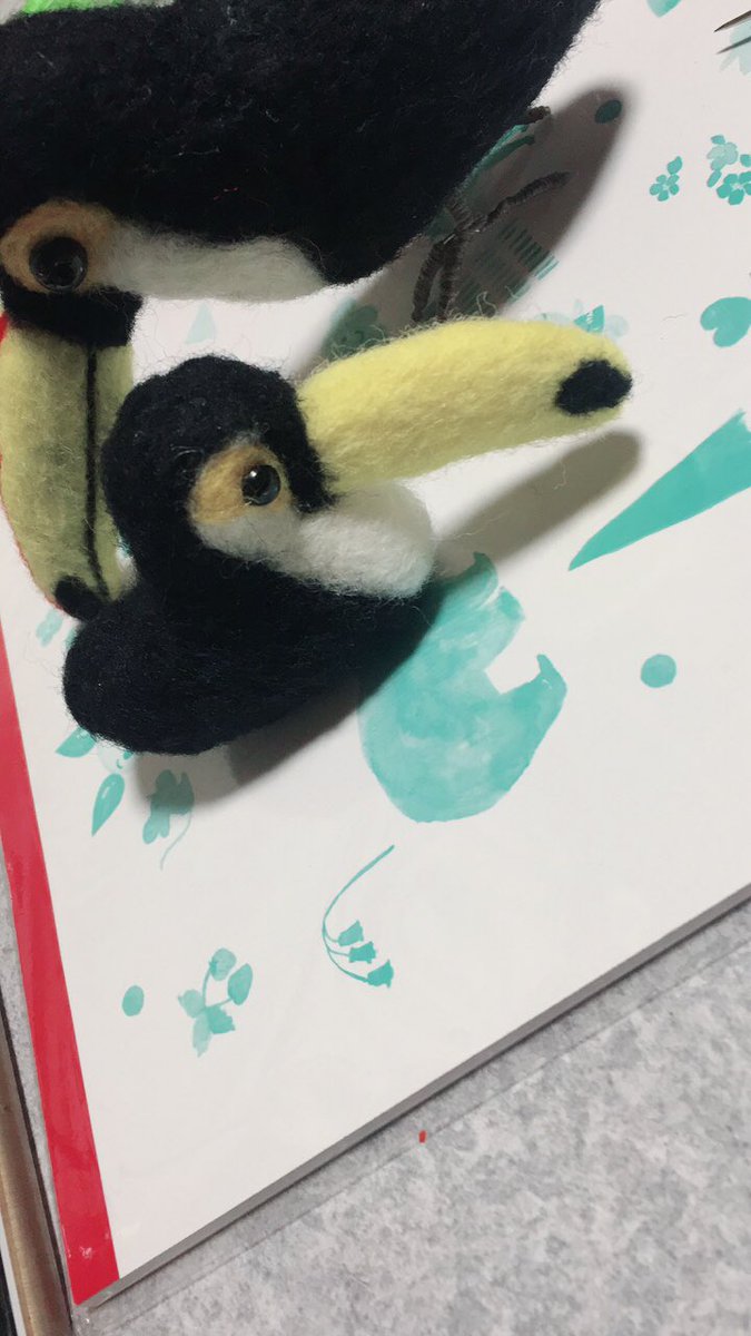 ertghyj899's tweet photo. #羊毛フェルト
#オニオオハシ
#ハリネズミ
ハリネズミはクマっぽい感じも否めない https://t.co/2qlAN13Kcq