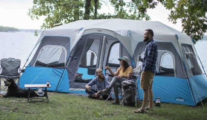 Core CORE 12 Person Instant Cabin Tent with LED Lights