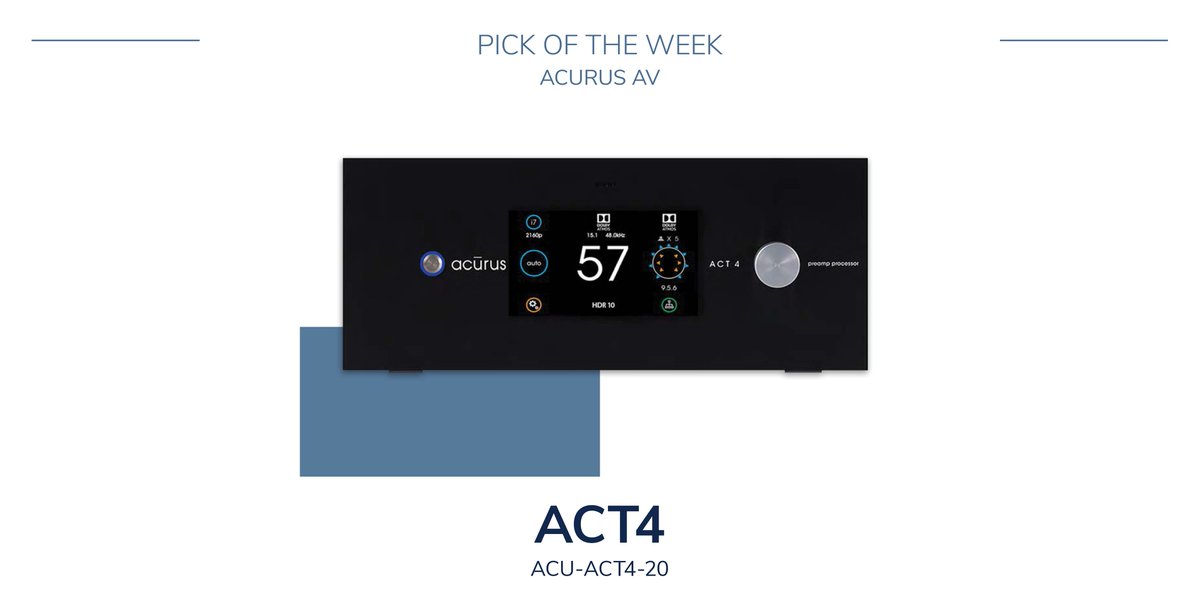 apextech_uk's tweet photo. Let us show you 20-channel immersive audio processor and preamplifier from @Acurus_AV https://t.co/YJepk4TUzg
#PickOfTheWeek #GTUKProducts #AcurusAV #Amplifier https://t.co/A76gpZfzvZ