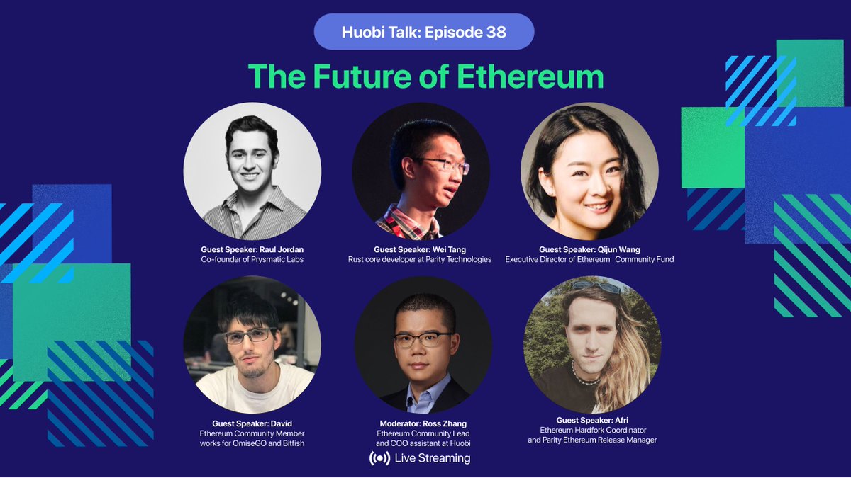 HTX_Global's tweet photo. Our #Constantinople &amp; Future of #Ethereum livestream session &amp; #AMA is happening in less than 24 hours.
Win #HuobiTokens by retweeting this post in order for your chance to win!
Join here: https://t.co/A5484DM9Mp https://t.co/PbESN0kajy