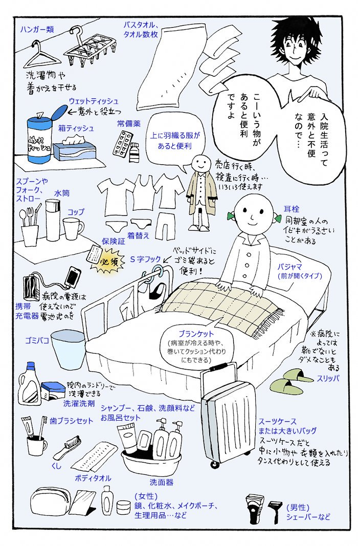 【入院２】
続きは明日アップします…
#ギリギリ人生web漫画 