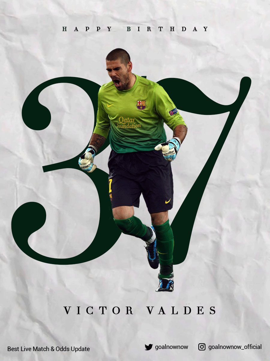 Happy Birthday, Victor Valdes! 597 games

261 clean sheets

24 trophies.  