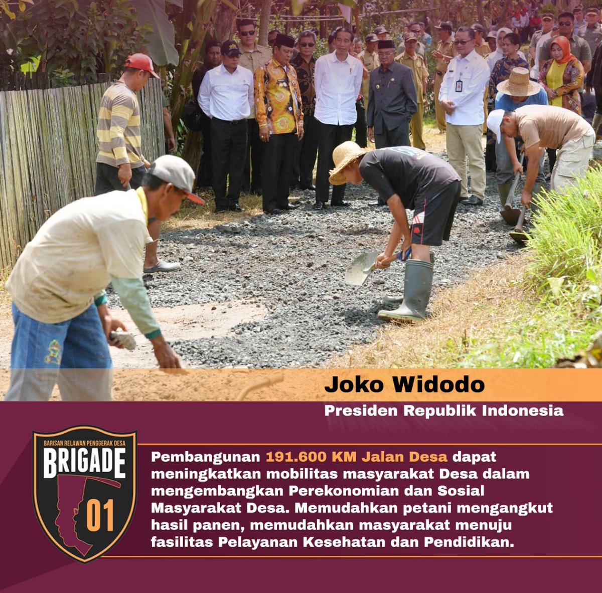 ProRelawan's tweet image. #DesaMajuBersamaJokowi