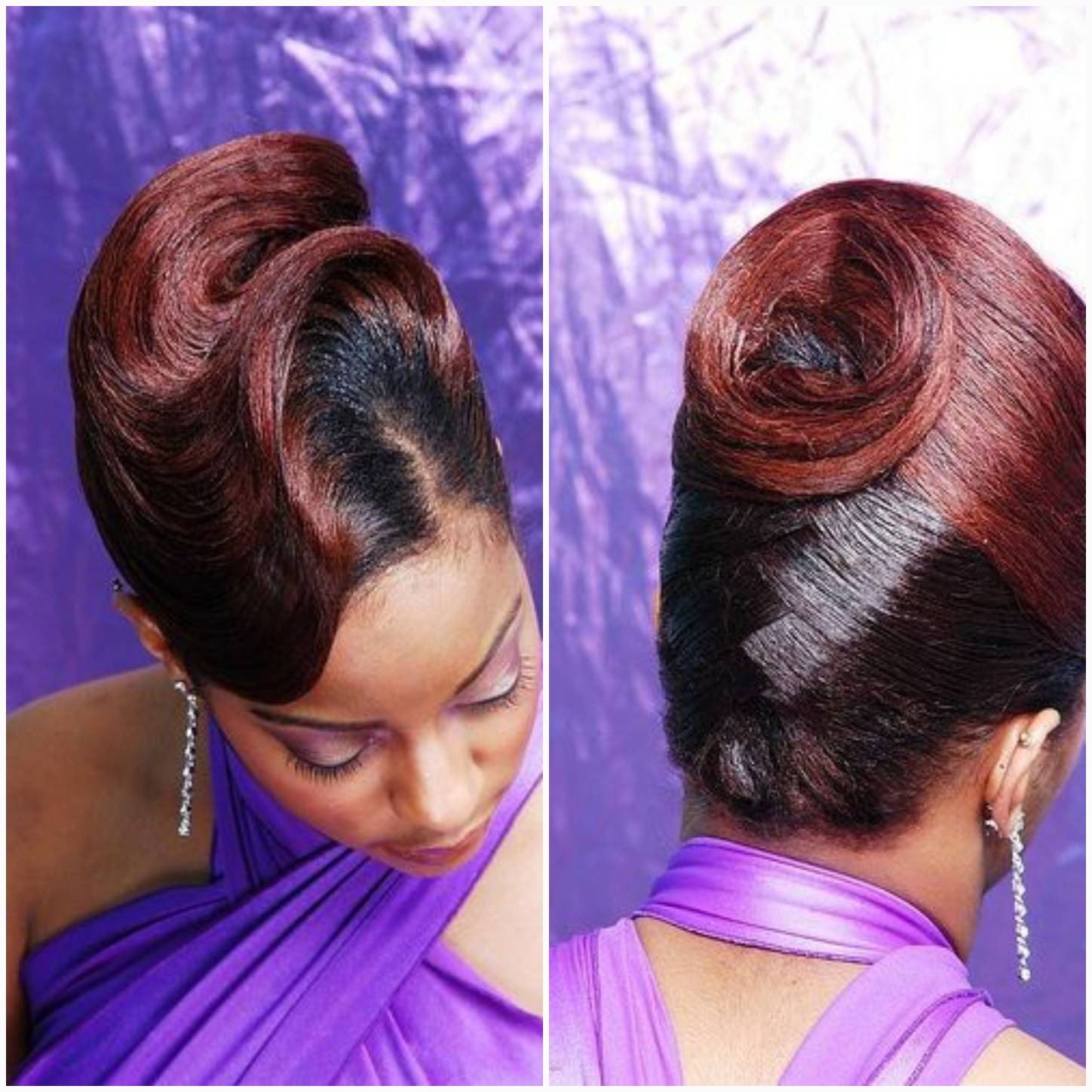 NATURAL HAIRSTYLE PICTORIAL THE HORIZONTAL ROLL AND TUCK   nappilynigeriangirl