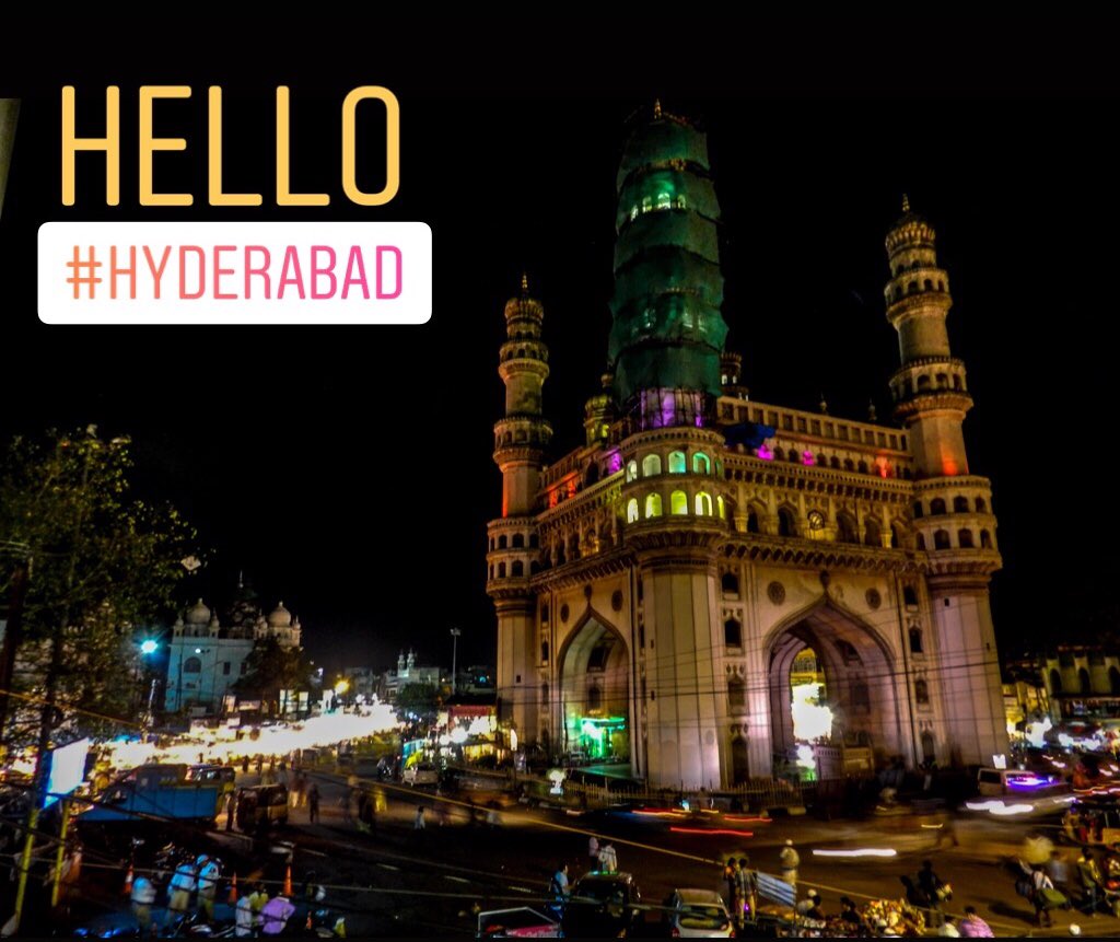 Hello #Hyderabad! 
@chelsea_mcgill4 & I are coming to our 2nd favourite city this weekend! Hoping to meet #heritage enthusiasts & #humanities students to train & collaborate on @UniofExeter’s #GCRF Facilitation Fund #WalkingHeritage project! See you there! #HeritageisGREAT indeed