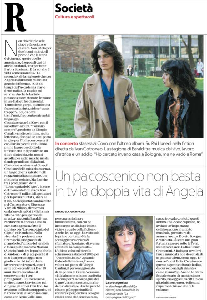 #AngelaBaraldi #LaCompagniadelCigno