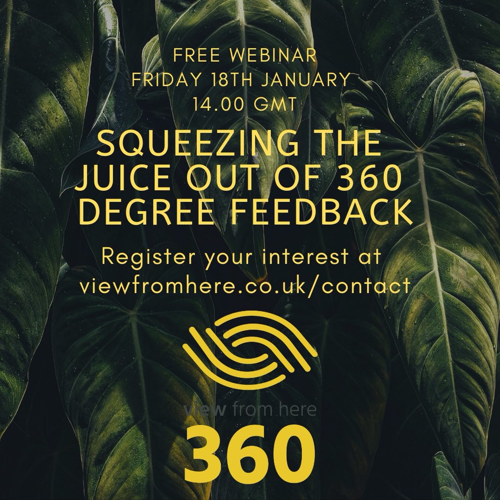 JonathanFBowyer's tweet image. 360 degree feedback can contribute to #personaleffectiveness #trainingdesign #coaching #management #leadershipdevelopment Join us on Friday to explore. DM for more info.