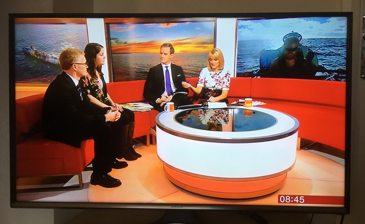 OBU_Nutrition's tweet photo. @Dr_ShellyC is on @BBCBreakfast! Talking all things @RowOcean.  #NutritionIsAScience #Parkinsons #research https://t.co/JjvRQ2isSt
