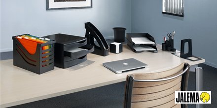 Jalema's tweet photo. 'Clean up your desk' day! Did you enter 2019 with good intentions?  We at Jalema have at least one good intention: start the new year with a tidy desk! Specially dedicated to this day we explain how we tidy our desk with the Re-Solution set! Read the blog: https://t.co/mVBxBxC8BB https://t.co/rEQJk0fHCl