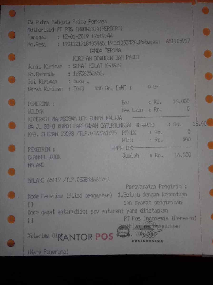 Surat Kebenaran Hantar Jubah