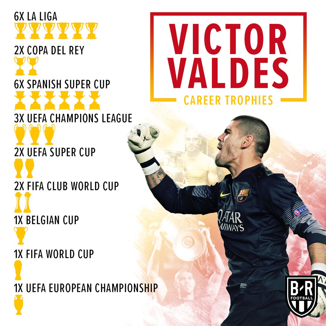 Happy 37th birthday to Victor Valdes Barcelona legend and a born winner 
