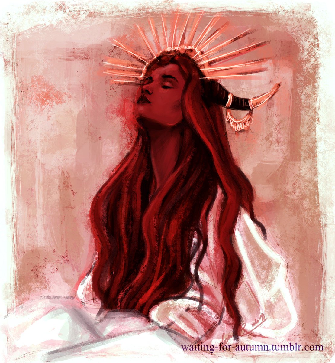 94. "The Ruby of the sea" a quick fanart/study/whatnot of Jester&...