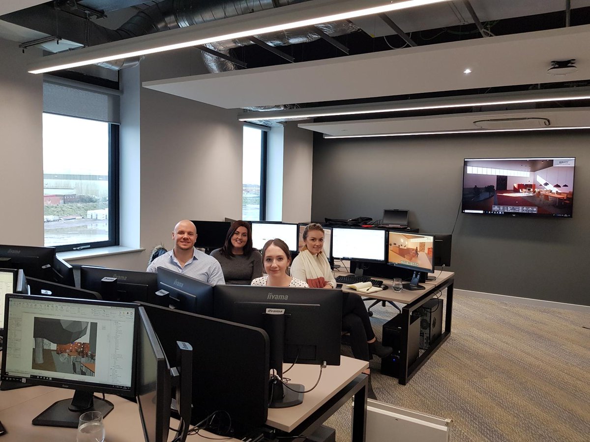 ImiumLtd's tweet photo. It's been a busy start to the year for our design team as they completed their training for Revit and Enscape, we can now offer our clients live 3D walkthroughs, fly through videos and AR views of their new space. 2019 is off to a flying start! #Design #Develop #Deliver https://t.co/ZN12ByftTA