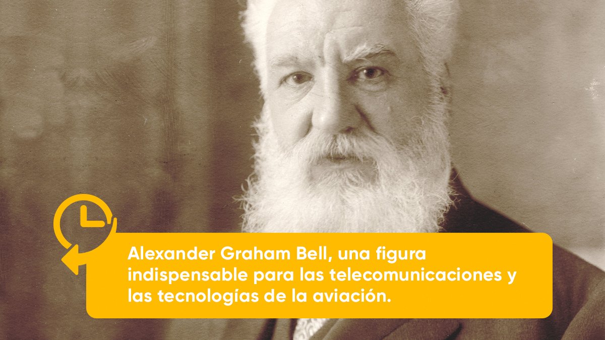 CosmoCaixa's tweet photo. #TalDíaComoHoy, en 1876, Alexander Graham Bell patentaba en Estados Unidos el teléfono, el mismo día que Elisha Gray. Tras acusaciones mutuas de plagio, Bell se hizo con los derechos de la patente. + sobre la revolución tecnológica, en #CosmoRobots: https://t.co/VSzJ6NVgaF https://t.co/ub5g7mDMcP