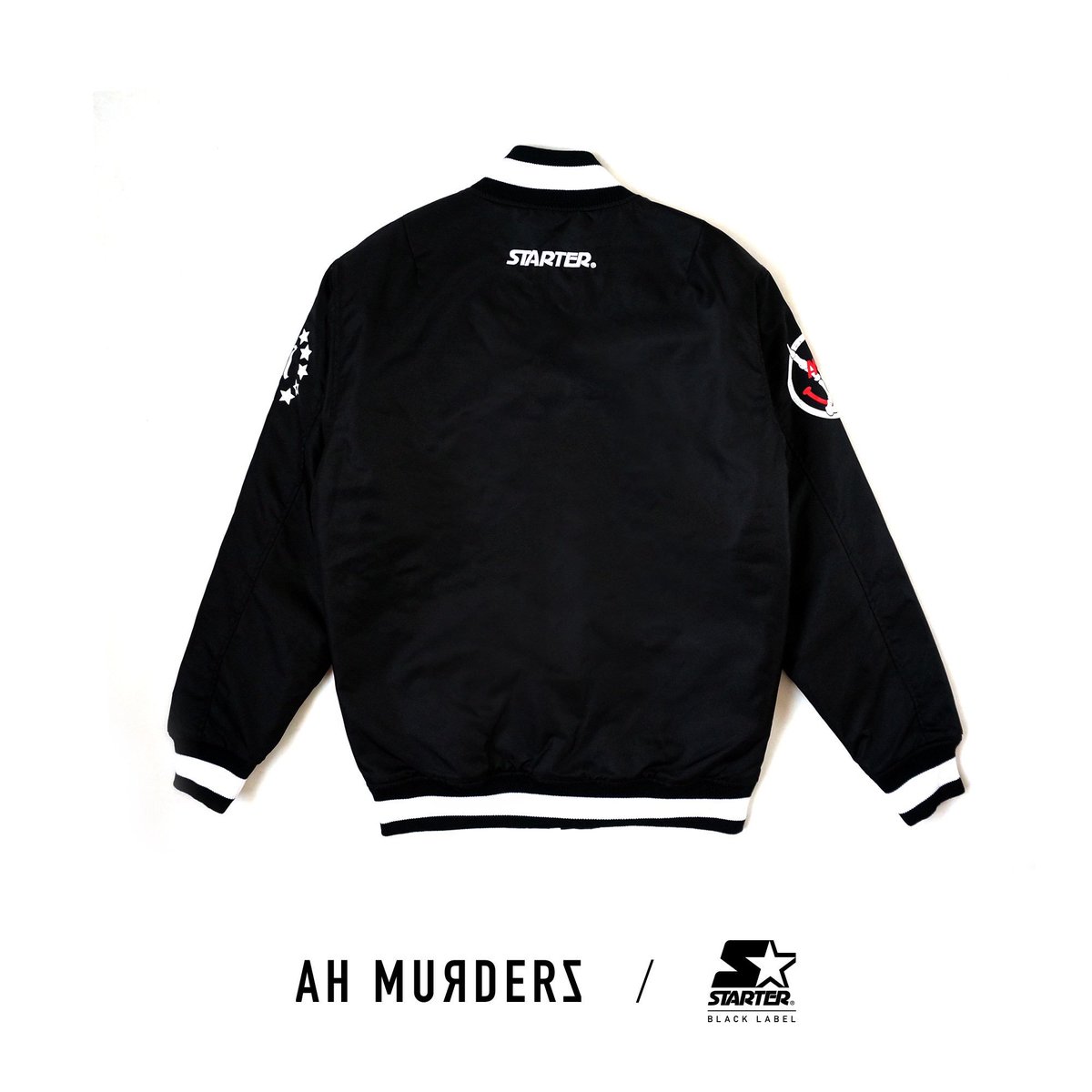 Ahmurderzjp's tweet image. XLサイズ完売!!ありがとうございます!!
他のサイズも残り少なくなってきてます!!お早めに!!

AH MURDERZ × STARTER BLACK LABEL
“ STADIUM JACKET ”
SIZE : S / M / L / XL(soldout)
PRICE : ¥23,000 + tax
AH MURDERZ ONLINE SHOP
ahmurderz.com/?pid=138995990 

#AHMURDERZ #STARTER #STADIUMJACKET