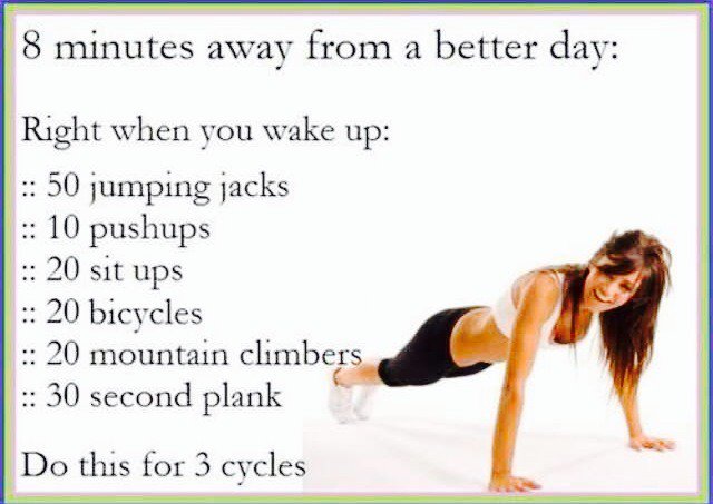 Simple exercise for daily routine sales