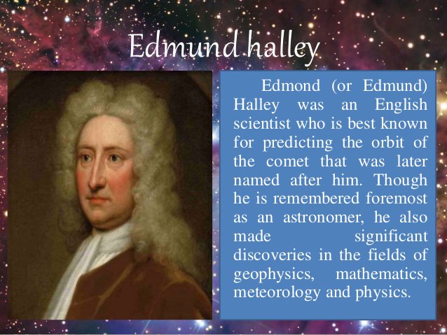 Rick Brutti on Twitter: "Edmond Halley died 277 years ago today in Greenwich, Kent, England age 85, astronomer, first to calculate the orbit of a comet, which was later named after him