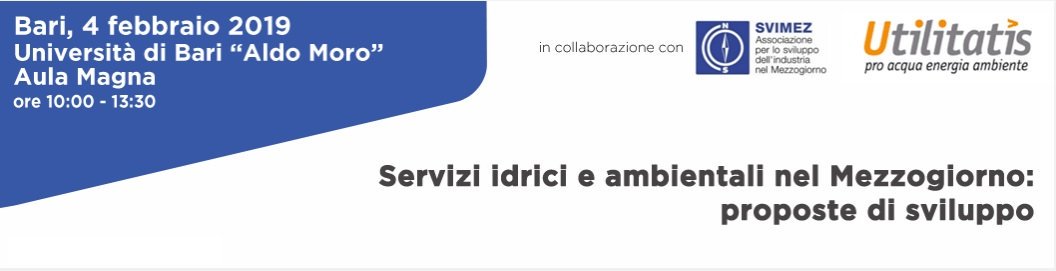 Risultati immagini per Convegno âServizi idrici e ambientali nel Mezzogiorno: proposte di sviluppoâ