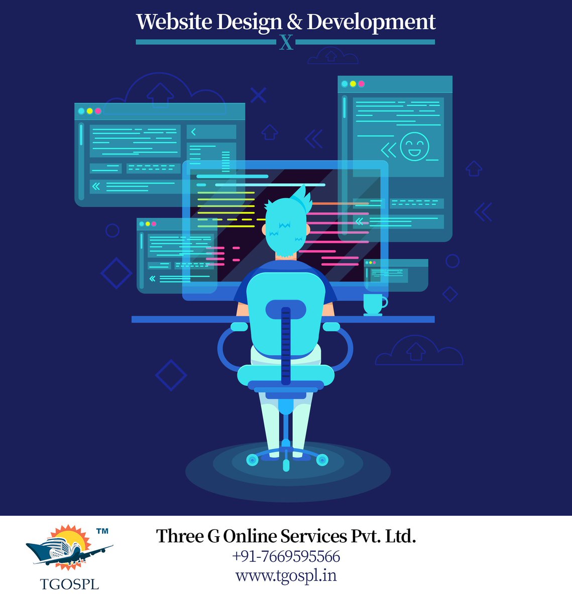 three_services's tweet image. Increase Your Online Presence With Our Web Services.
Contact us: (+91)-766-9595-566 
Visit us: tgospl.in
#webdesign
#webdevelopment
#appdevelopment
#digitalmarketing
#seo
#socialmediamarketing
#branding
#onlinereputationmanagement
#contentwriting