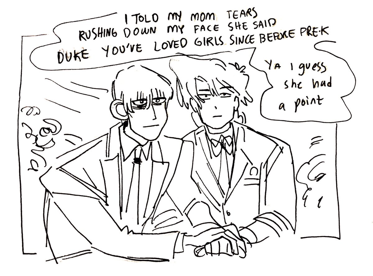 (duke at kaiba and joeys wedding voice) so i found out apparently this isnt a cocktail party at all