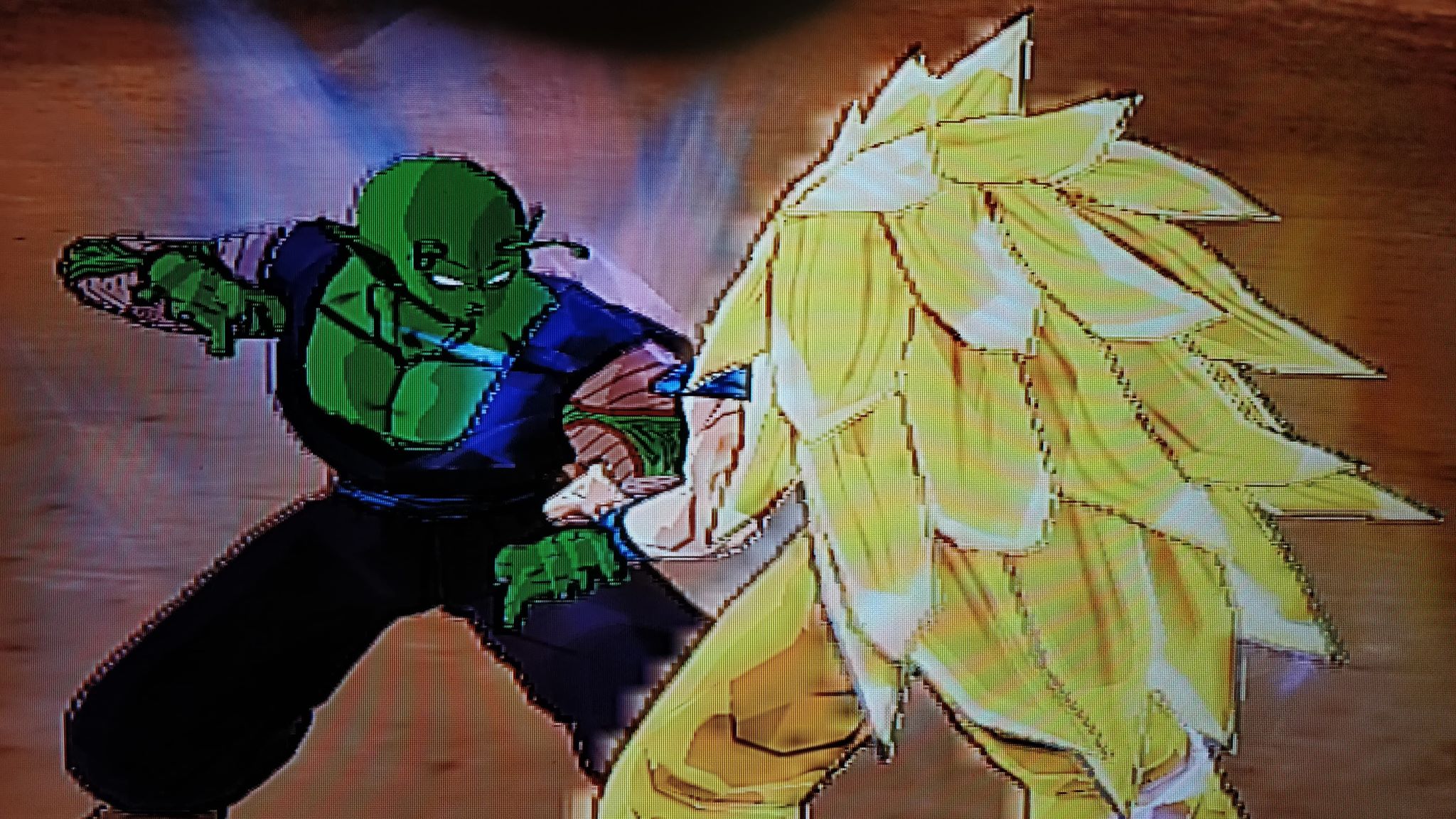 Dragon Ball Z Budokai Tenkaichi 3 outlines are off
